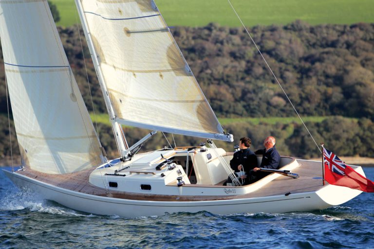 Rustler 33 sailing