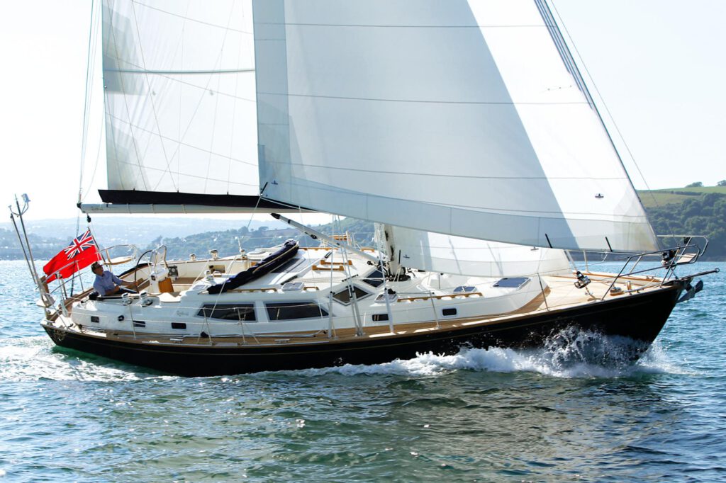 Rustler 44 sailing