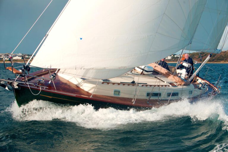 Rustler42 sailing