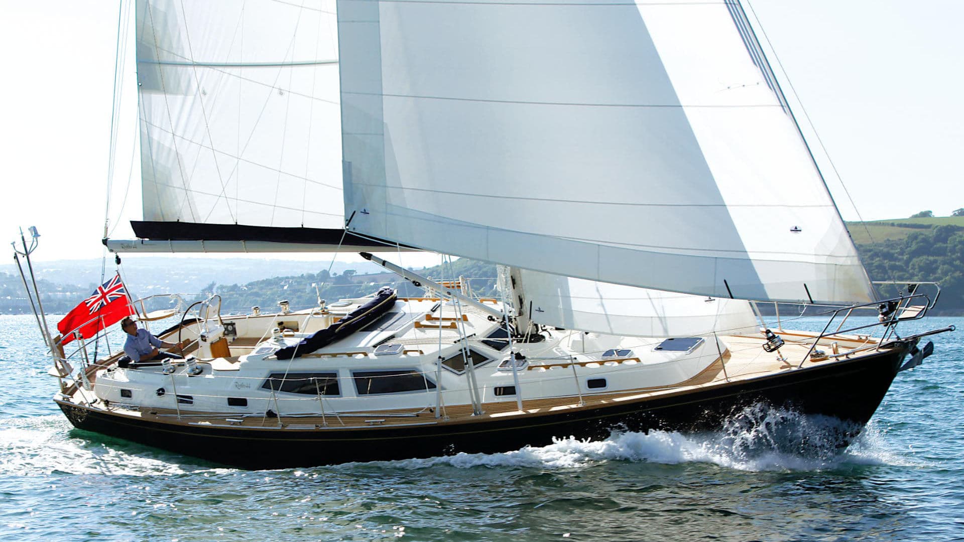 Rustler 44 sailing