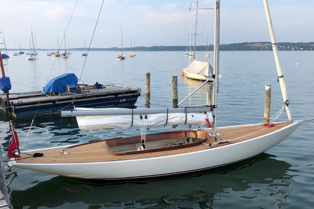 Rustler 24 moored