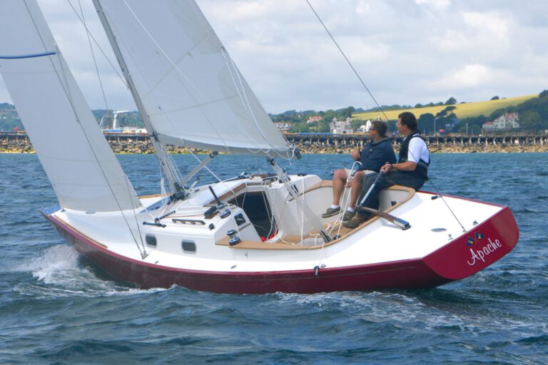 Rustler 33 sailing
