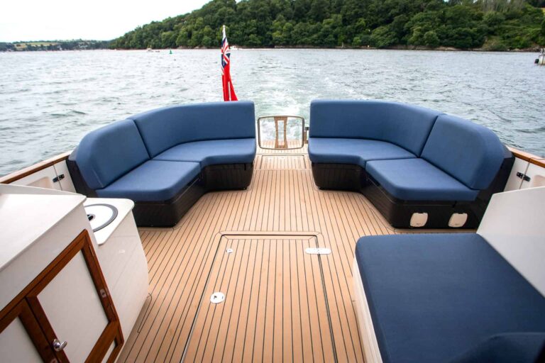 Rustler 41 aft deck